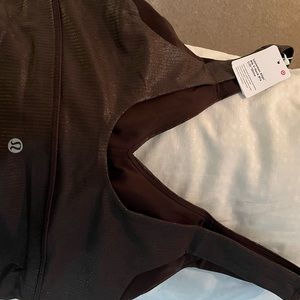 Lululemon Align Rib V Neck Bra C/D Shine